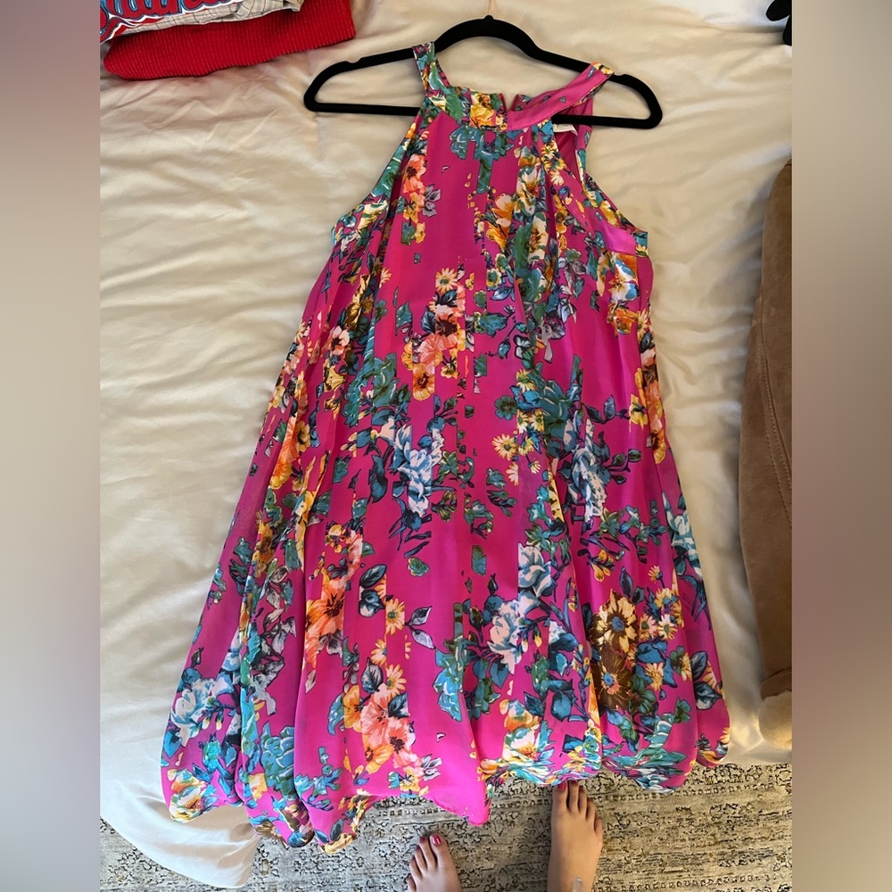 Colorful swing dress